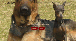 Desktop Screenshot of gotk9.com